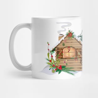 Christmas hut Mug